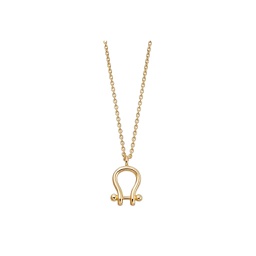 [FSAC19901] Gold Aurora Pendant Necklace