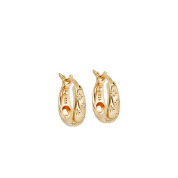 [FSAC20500] Gold Celestial Mini Tiny Star Earrings