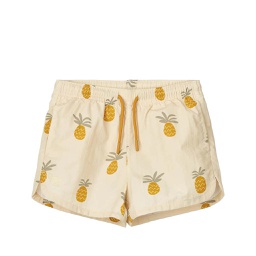 [KDLW46404] Aiden Swim Shorts: Pineapples/Cloud Cream