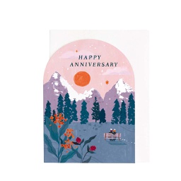 [STSP02700] Anniversary Sunset, Greeting Card