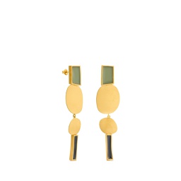 [FHJT02001] Collage Extra Long Earrings