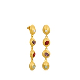 [FHJT02901] Addaia Golden Long Earrings